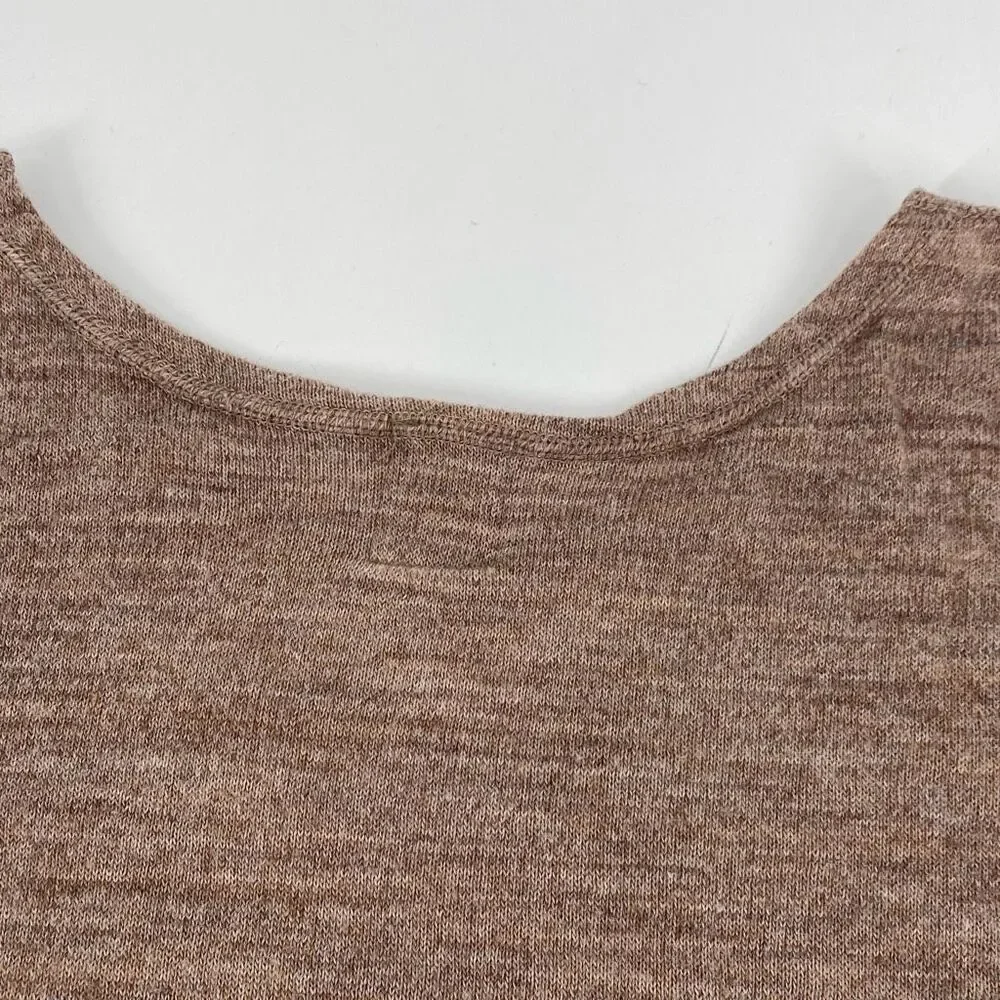 Vintage Sheperd Wool‎ Crew Neck Pullover Sweater Light Brown M - Picture 6 of 9